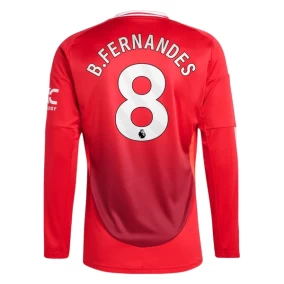 Manchester United B.Fernandes Hemmatröja 2024/2025 Långärmad